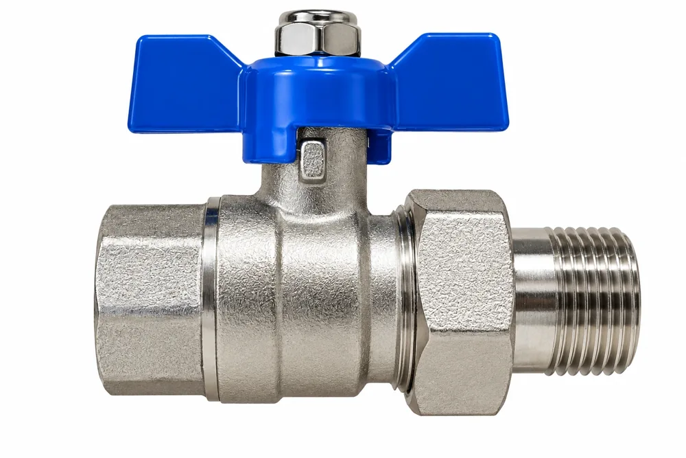 VALVULA BOLA BRONCE CONEXION HEMBRA-MACHO ROSCA NPT