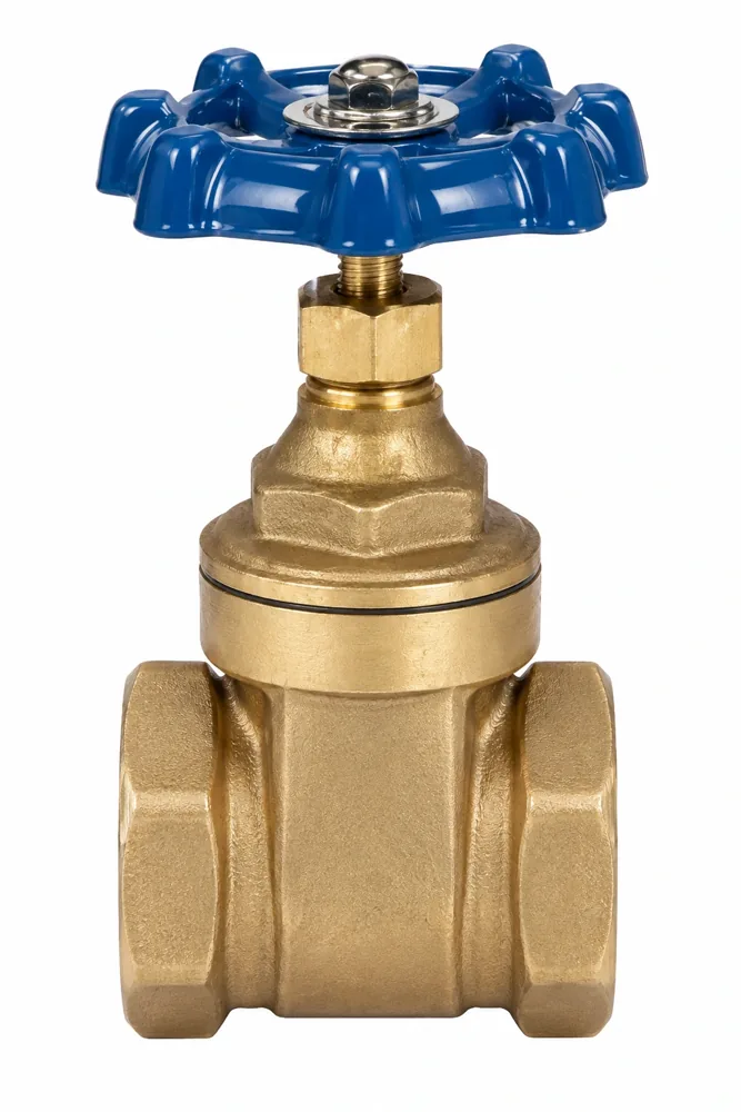 VALVULA COMPUERTA BRONCE CON ROSCA NPT
