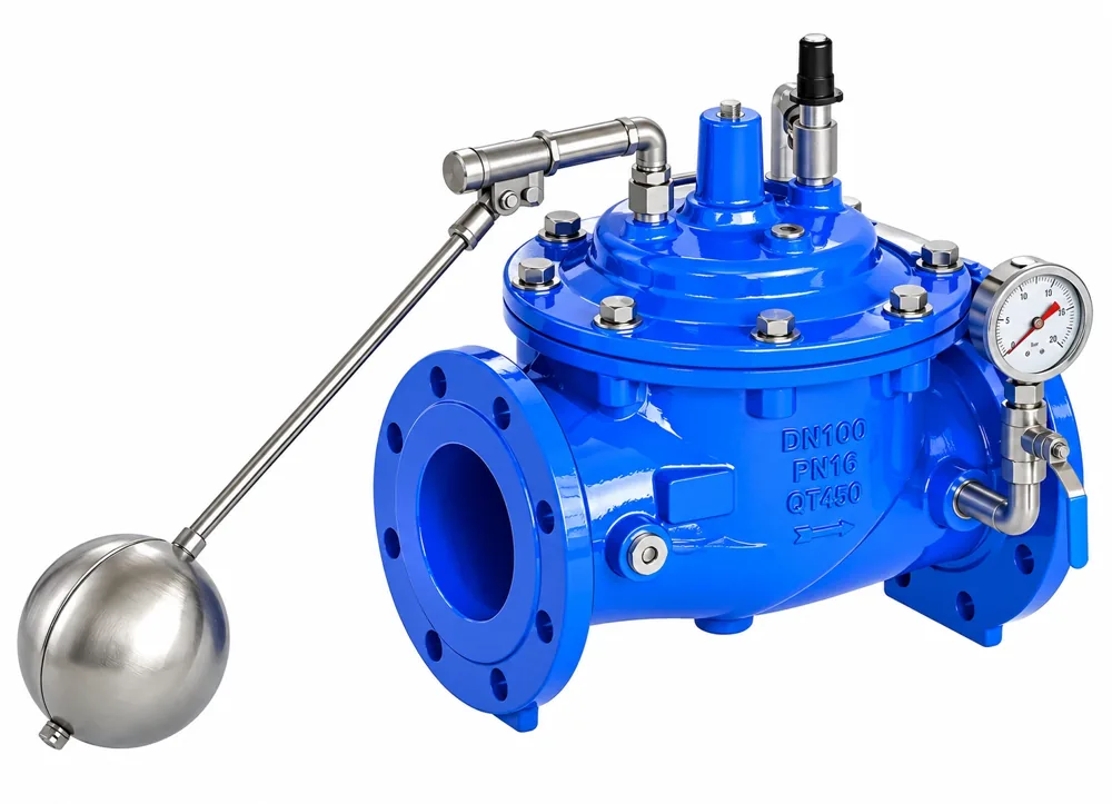 VALVULA BOYA HIERRO DUCTIL CPILOTO MODULANTE PRESION DE TRABAJO 230PSI