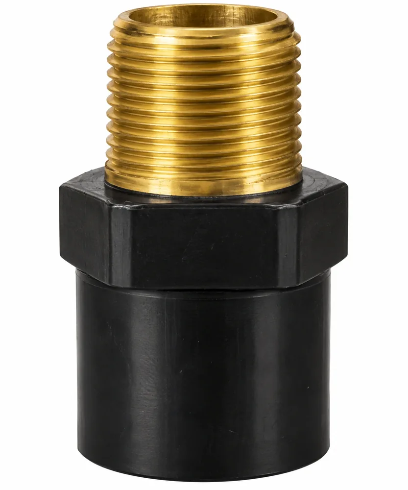 ADAP MACHO PVC SCH80 INSERTO METALICO