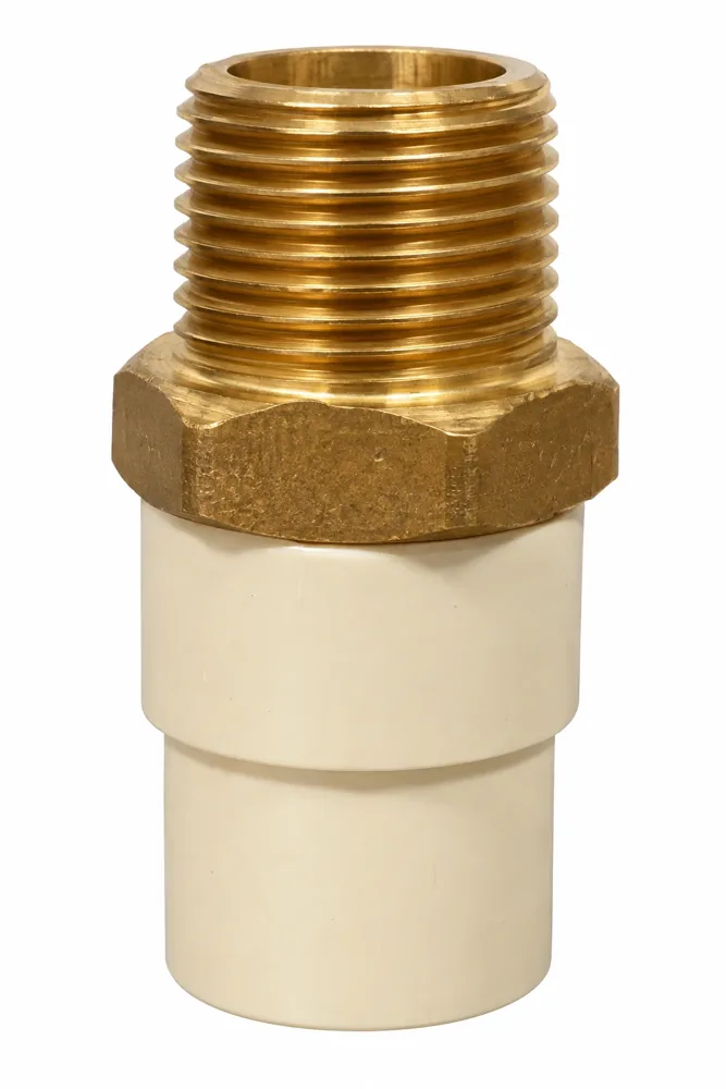 ADAPTADOR MACHO CPVC INSERTO METALICO ROSCA NPT