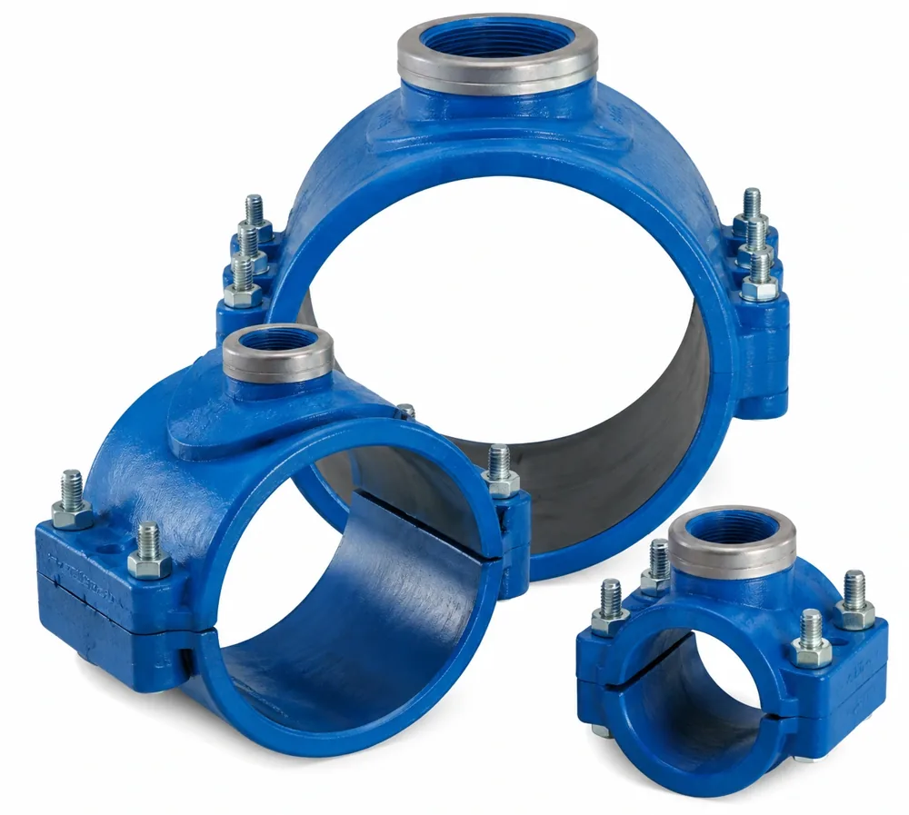 SILLETA DERIVACION POLIPROPILENO AZUL 150 PSI C/ROSCA