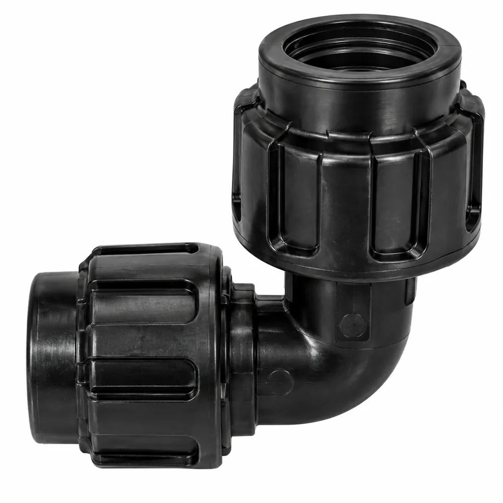 CODO 90 COMPRESION POLIETILENO